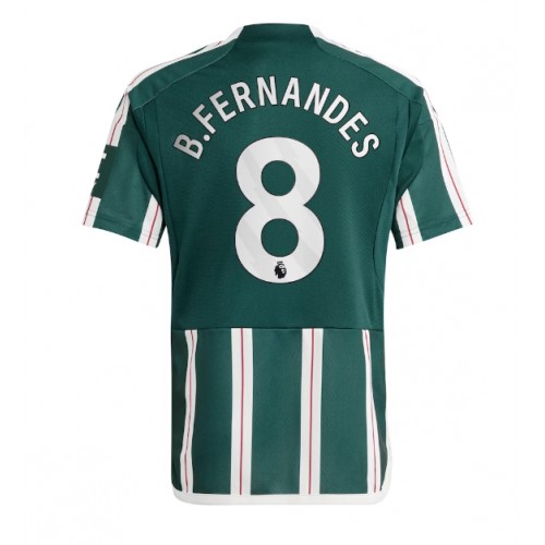 Pánský Fotbalový dres Manchester United Bruno Fernandes #8 2023-24 Venkovní Krátký Rukáv